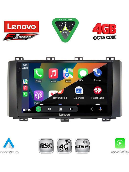 Lenovo Car Audio System for SsangYong Tivoli 2016-2024 Bluetooth USB Wi-Fi GPS Apple CarPlay Android Auto with 9-Inch Touch Screen LENOVO SSQ 9658 CPA