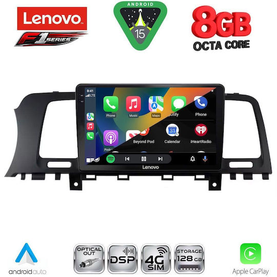 Lenovo Car Audio System for Nissan Murano 2007-2014 (Bluetooth/USB/WiFi/GPS/Apple CarPlay/Android Auto) with 9" Touch Screen