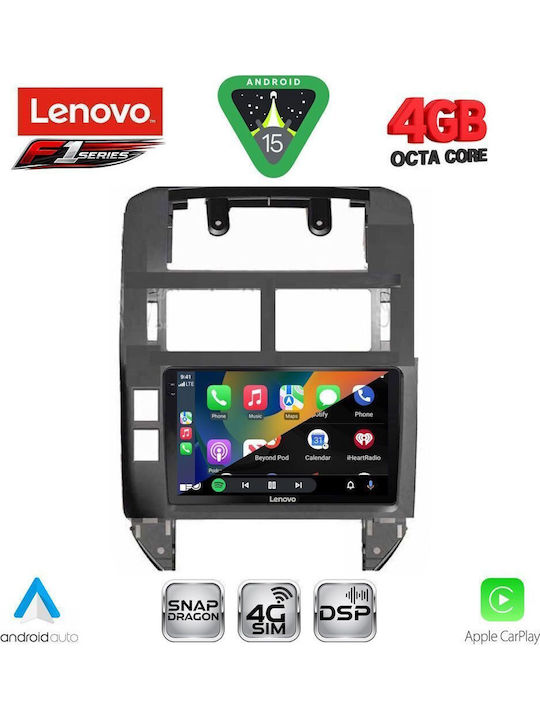 Lenovo Car Audio System for Volkswagen Polo 2002-2009 Bluetooth USB WiFi GPS Apple CarPlay Android Auto with 9" Touch Screen