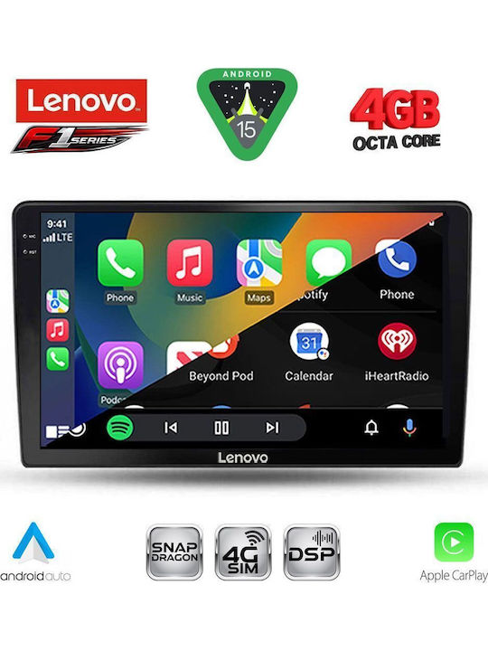 Lenovo Car Audio System for Toyota Corolla Verso 2000-2004 Bluetooth USB WiFi GPS Apple CarPlay Android Auto with 9" Touch Screen