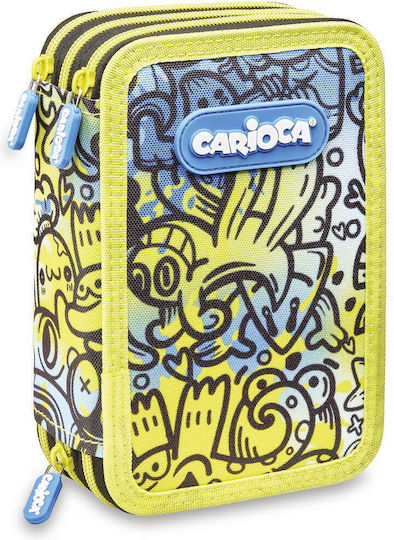 Carioca Filled Blue Pencil Case