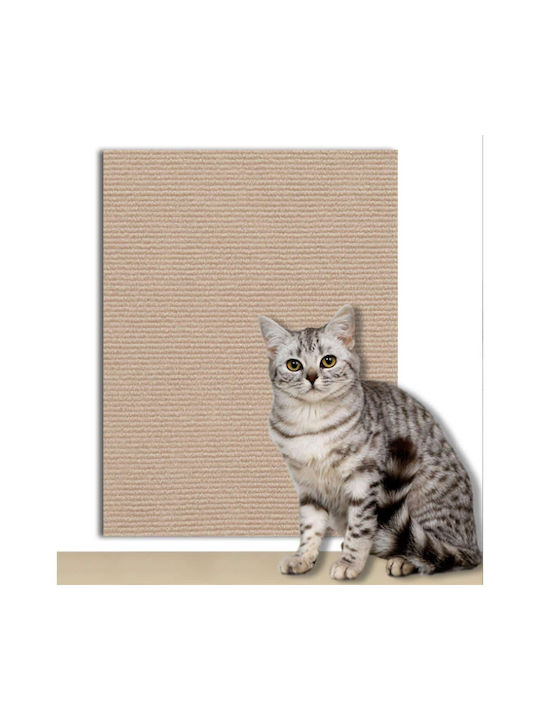 Animal Self-adhesive Cat Scratches Wallpaper Scratching Post Blue Wall Mounted 60x200cm