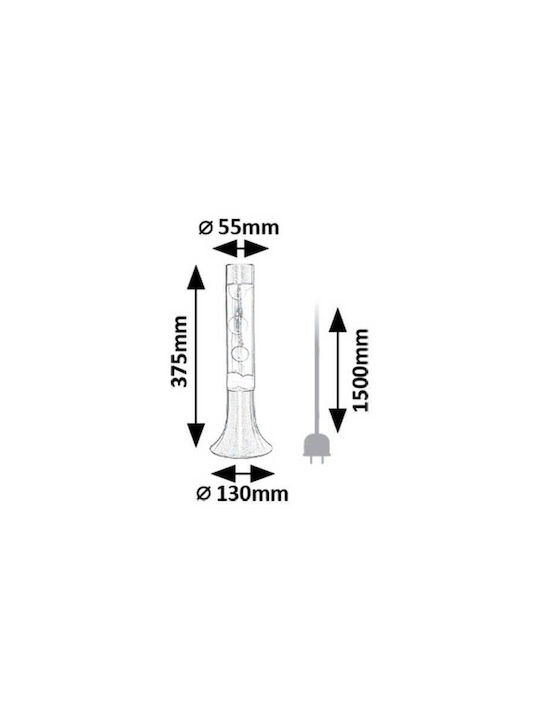 Rabalux Διακοσμητικό Φωτιστικό LED Lava Lamp 37.5x37.5εκ.