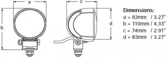 Προβολέας Πρύμνης Led Module 70 Md12-24 M70.3