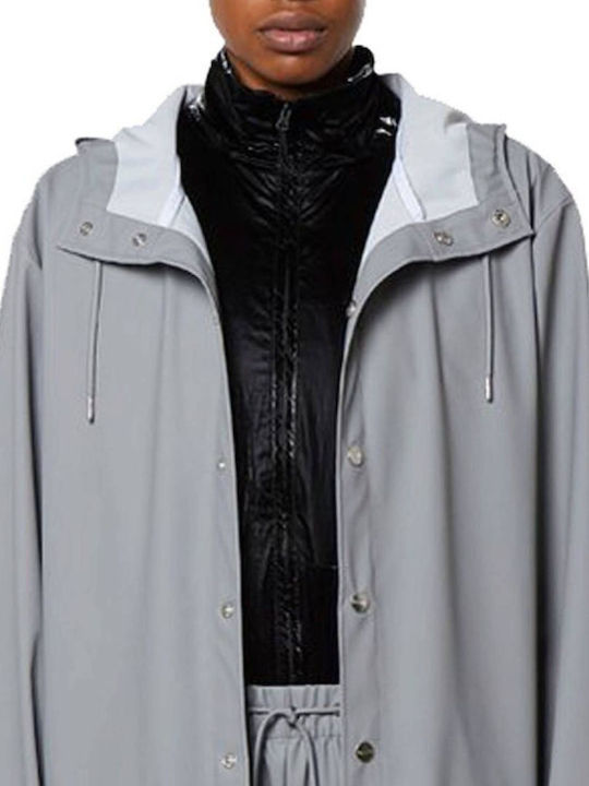 Long Women's Jacket for Winter Rock Grey