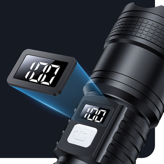 Yesido Rechargeable LED Flashlight with Maximum Brightness 190lm