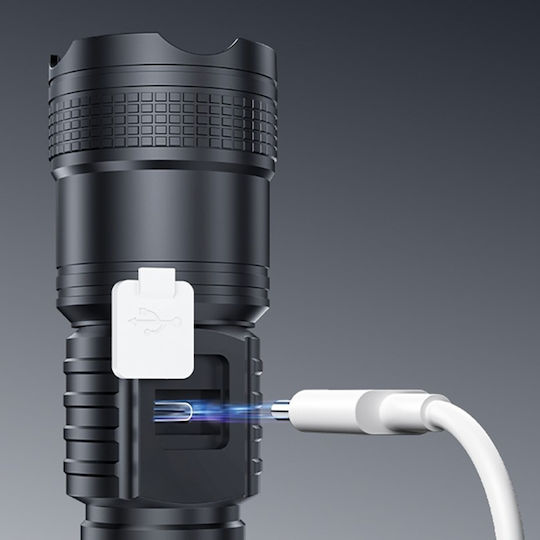 Yesido Rechargeable LED Flashlight with Maximum Brightness 190lm
