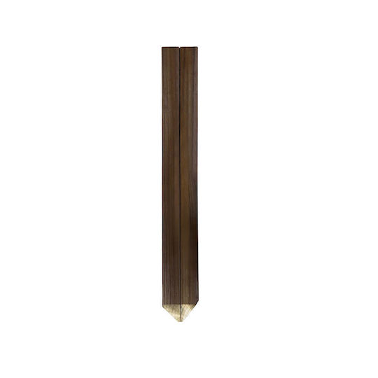 Tesias Group Πάσσαλος για Περίφραξη Κήπου από Ξύλο 7.2x4.6x46εκ. 10τμχ