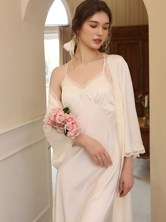 Chicret Essentials Damen Robe Cinnamon