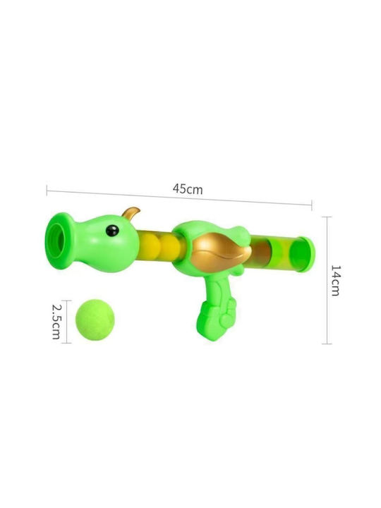 Jucărie Interactivă Lansator de Globuri Formă Dragon Dim.45x14cm|diam.glob.2.5cm
