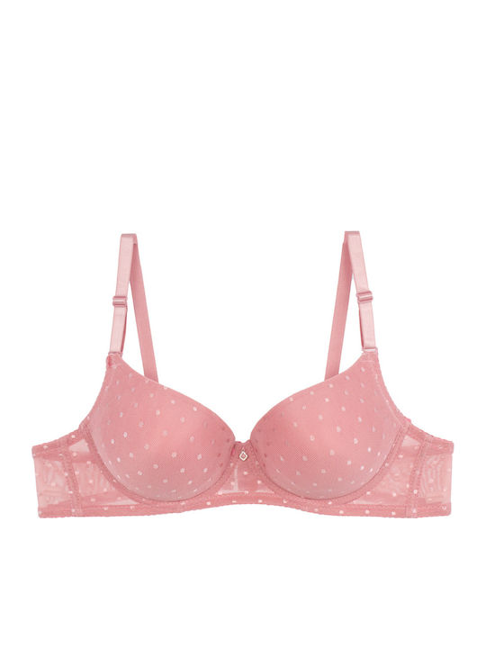 Purple Salmon Push Up Underwire Bras 2Pack
