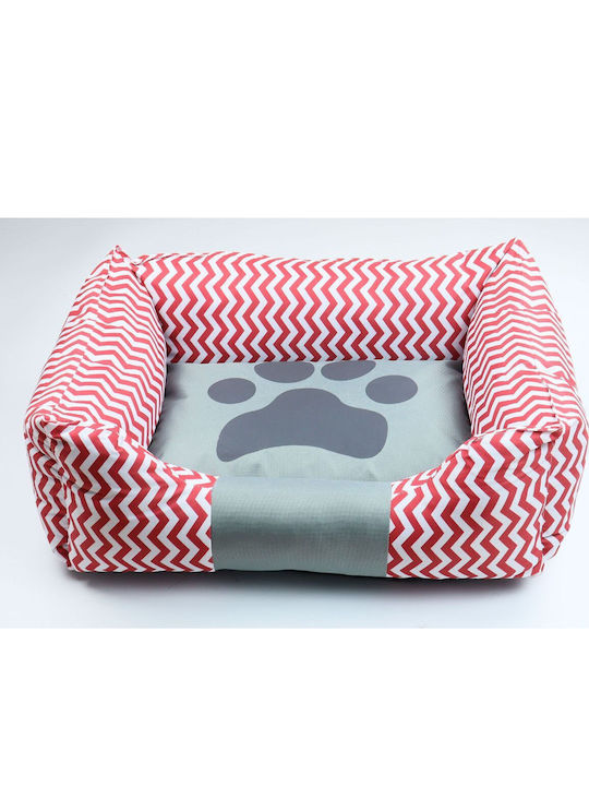 Animal Sofa Dog Bed Red 60x50cm