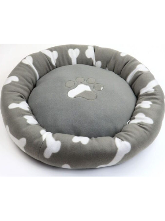 Animal Poof Dog Bed Gray 60x60cm