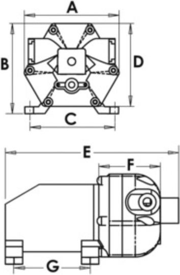 Europump Pressostatic Water Pump 3 Valves 8 L M 2 Gallon Min 12 V