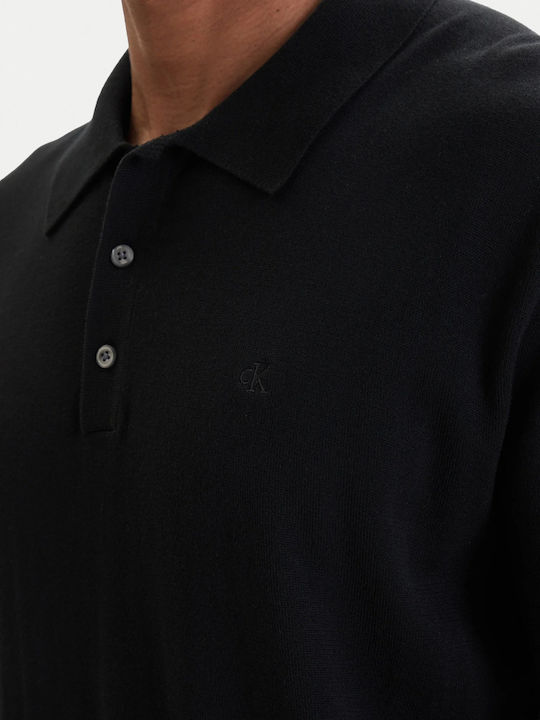 Short Sleeve Polo Black Shirt