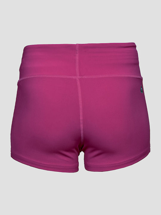 Imzar Women's High Waist Activewear Shorts Fuchsia 1056560005-FUCHSIA