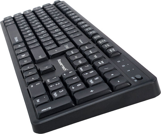 Powertech Powertech Kabelloses Tastatur & Maus Set Griechisch