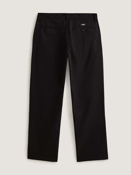 Authentic Ανδρικό Παντελόνι Chino Ελαστικό Relaxed Fit Black