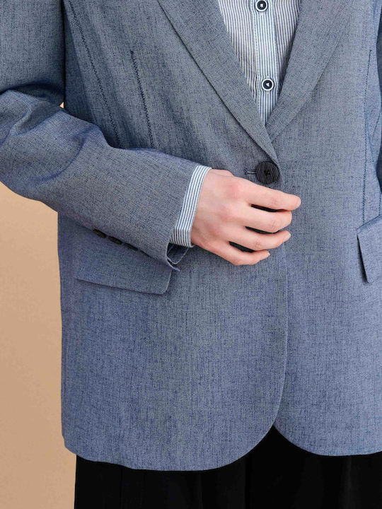 attrattivo Women's Blue Blazer