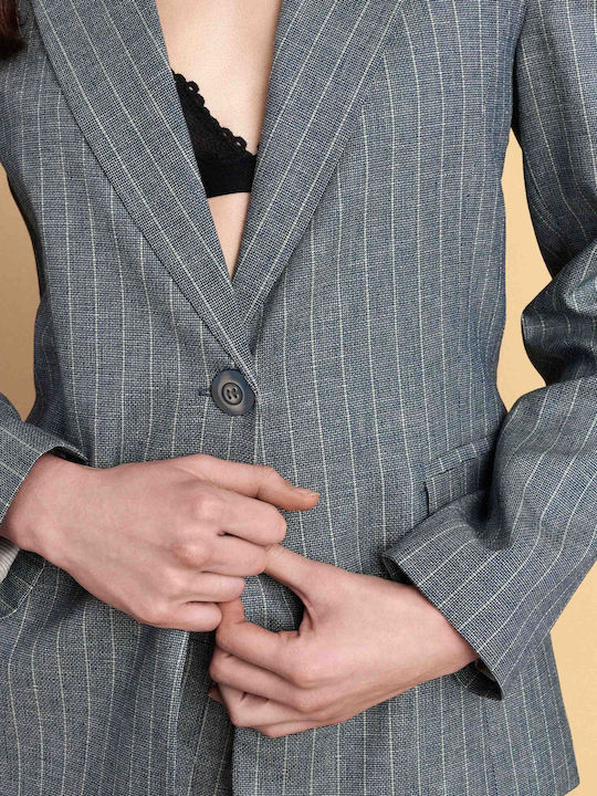 attrattivo Women's Blazer Gray