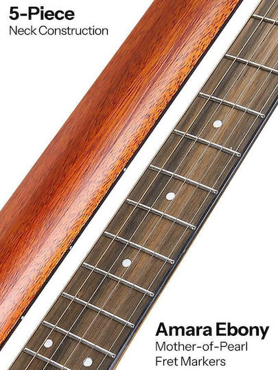 Bat1nl Bromo Tahoma Series Lefthanded Dreadnought Guitar