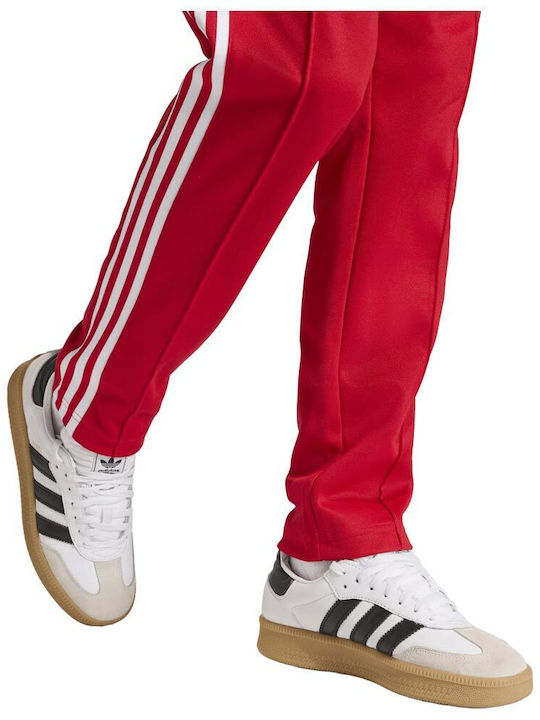 Adicolor Classics Beckenbauer Παντελόνι Φόρμας Κόκκινο