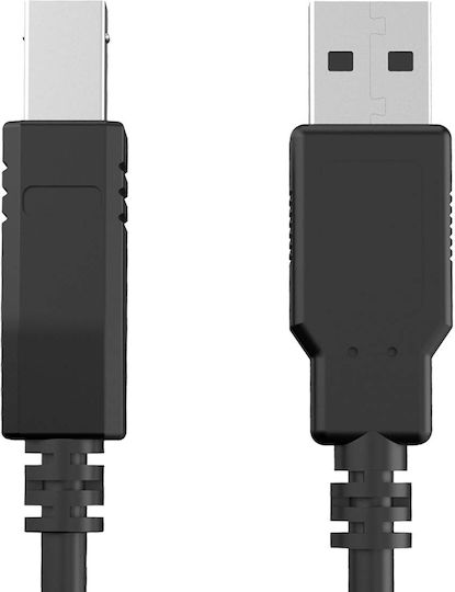 Force Power Cablu Usb-b La Usb-a 2.0 Pentru Imprimantă 3m Negru