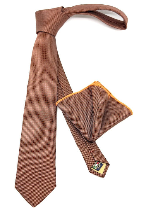 Life Style Butiken Set of Men's Printed Ties in Red Colour