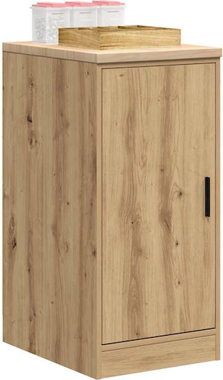 Wall Mounted Living Room Cabinet Made of Solid Wood Brown 40x51x85cm