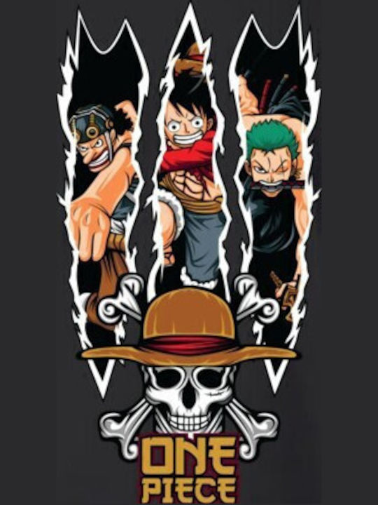 Tricou One Piece Straw Hat Pirates Burst Pop Culture Negru