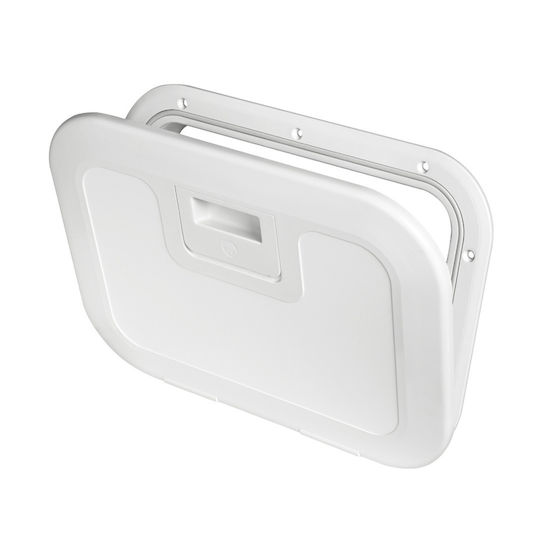 Push Pull White Inspection Hatch 405 X 375 Mm