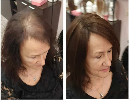 Extension With Human Hair In Chestnut Colour 40.64cm