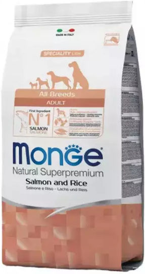 Monge Speciality Line Adult 12kg Ξηρά Τροφή για Ενήλικους Σκύλους Μεσαίων & Μεγαλόσωμων Φυλών με Πάπια και Σολομό