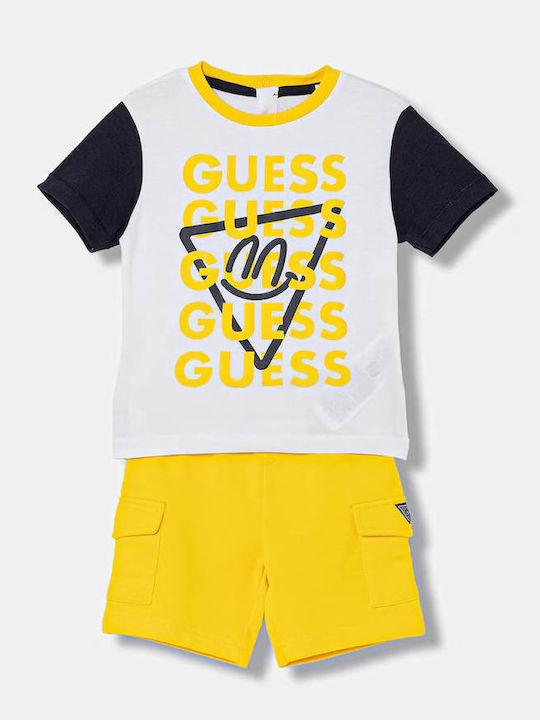 Kids Set with Shorts Summer 2 Pieces Yellow