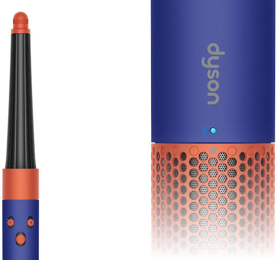 Dyson HS08 Airwrap i.d. Straight + Wavy Electric Hair Brush with Air & Rotating Head for Hair Straightening and Curls 1300W Vinca Blue/Topaz