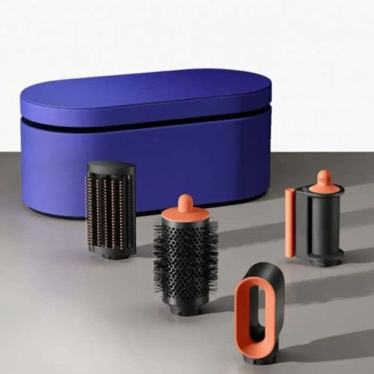 Dyson HS08 Airwrap i.d. Straight + Wavy Electric Hair Brush with Air & Rotating Head for Hair Straightening and Curls 1300W Vinca Blue/Topaz