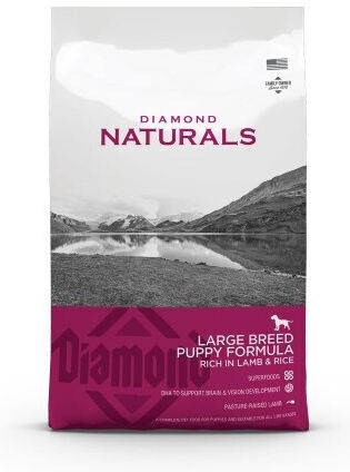Naturals Large Puppy 15kg Dry Food for Large Breed Puppies with Lamb and Rice