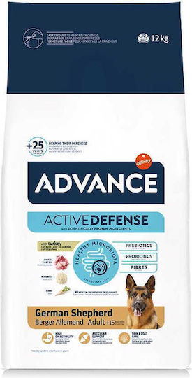 Affinity Advance German Shepherd 12kg Ξηρά Τροφή για Ενήλικους Σκύλους Μεγαλόσωμων Φυλών με Γαλοπούλα και Ρύζι