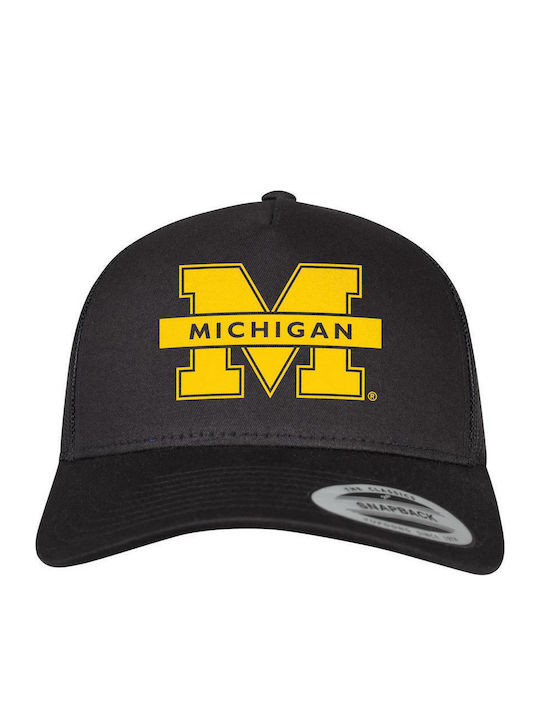 Michigan Logo Trucker Cap Black One