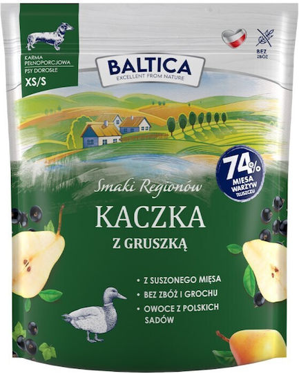 Baltica 1kg Trockenfutter für Hunde kleiner Rassen mit Ente