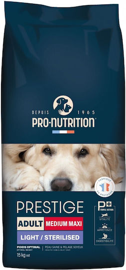 Flatazor Sterilized 16.5kg Dry Dog Food Light For Adult Neutered Dogs With Chicken Meat And Poultry
