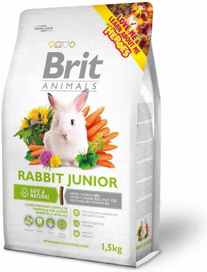 Brit Animals 1.5kg Trockenfutter für Hunde mit und Kaninchen