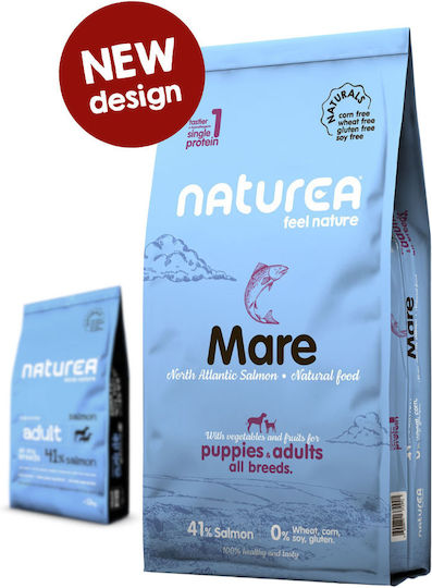 Naturea Naturals Mare 2kg Ξηρά Τροφή χωρίς Σιτηρά για Ενήλικους Σκύλους με Σολομό
