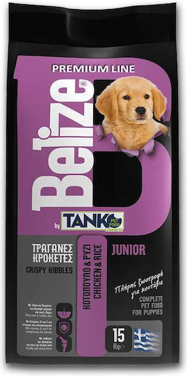 Tanko Belize Junior 15kg Dry Food for Puppies with Chicken and Rice