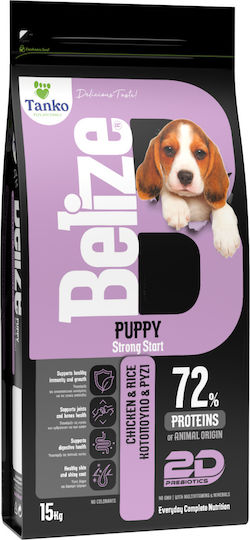 Tanko Belize Junior 15kg Dry Food for Puppies with Chicken and Rice