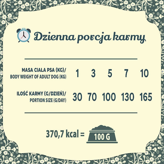 Dog Food 1.6kg Ξηρά Τροφή Σκύλων Μικρόσωμων Φυλών με Πάπια, Κουνέλι και Λαγό