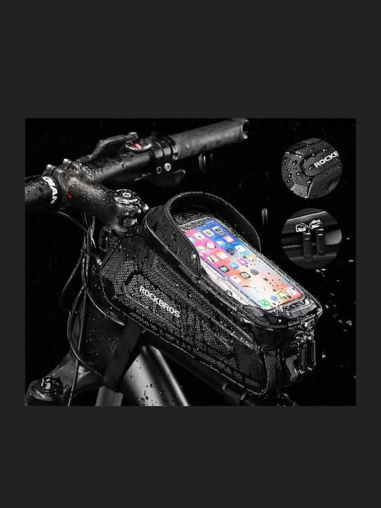 Rockbros Geantă Pentru Ghidon De Bicicletă 1.5l Neagră
