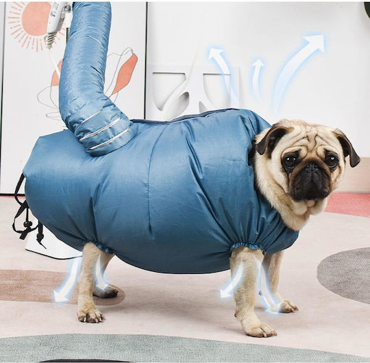 Animal Portable Dog Dryer Blue with Ridge 80cm