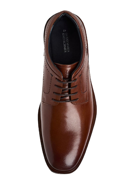 Leather Men's Dress Shoes Tabac Brown