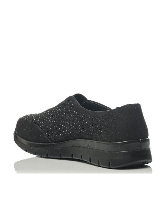 Анатомични Дамски Slip-On Черни